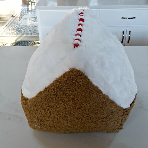 NEW! LARGE GINGERBREAD House CHRISTMAS PILLOW DECOR - Picture 5 of 6